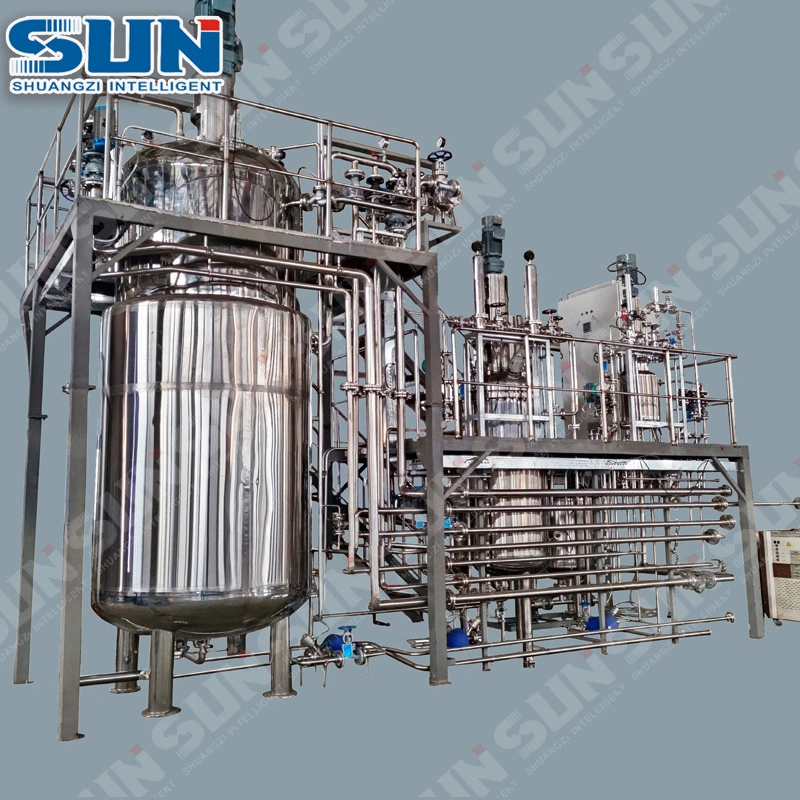 50-500-5000L Stainless Steel Biological Fermentor System Supporting Feeding Tank