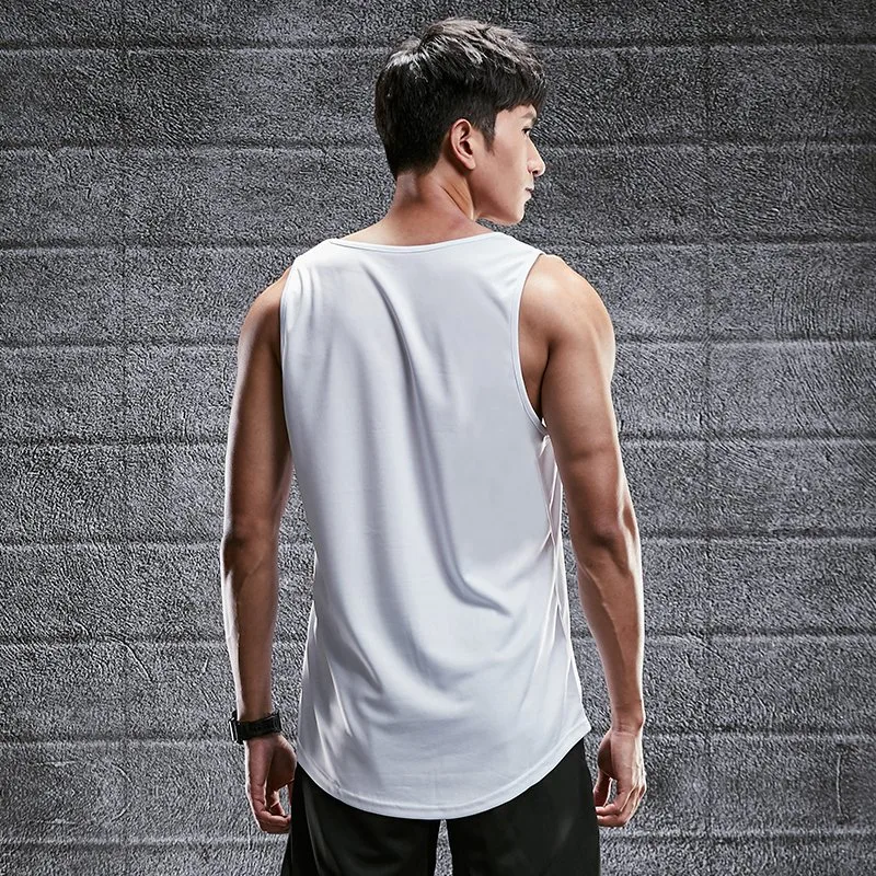 Fitness Tank Top Men Running Sports Wear Blank Sleeveless Singlet Custom Logo Muscle Man Gym Vest