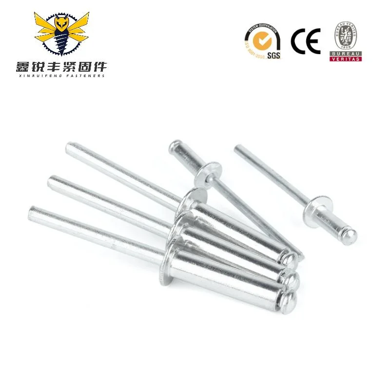 High-Quality Blind Rivet Stainless Steel Aluminum Steel Rivet Flat Head-Open Type Dome Head-Pop Rivet