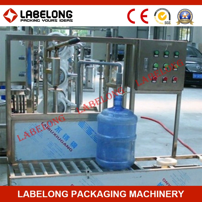 Small Cheap /Low Price Simple Semi-Automatic /Hand /Manual 5 Gallon/20L Barrel/Jar Bottle Washing Filling Machine