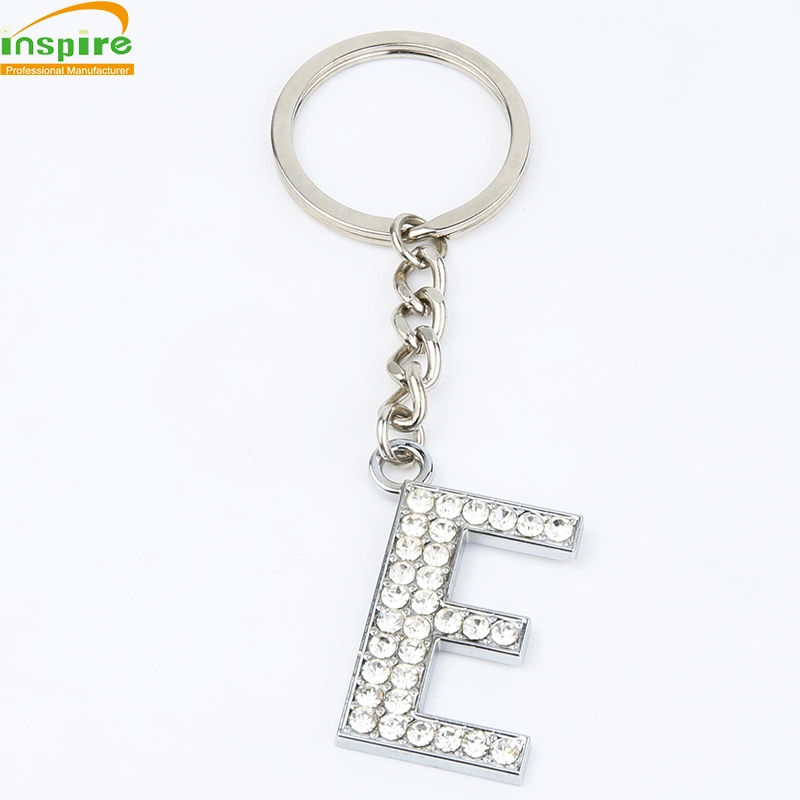 Promotion Souvenir Gift Free Samples Custom Wholesale/Supplier Metal Letter Key Rings