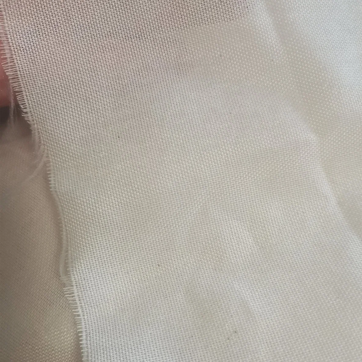 Weiß Scrim Polyester Baumwolle Stoff für Shirts Tapete Klebebänder