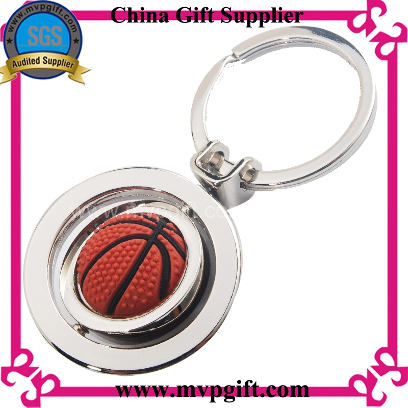 Custom Cheap Metal 3D Fashion Key Chain for Football Sports Gift