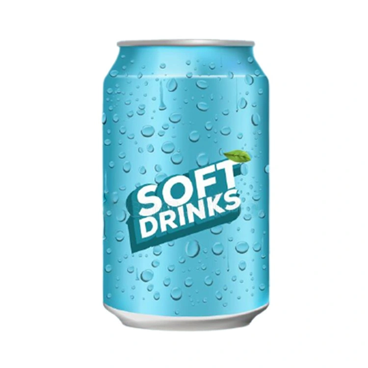 Customized Print Aluminum Canned Beverage Soft Soda Energy Tonic Water Coffee Carbonated Cans Hard Seltzer Copacker Carbonated Drink