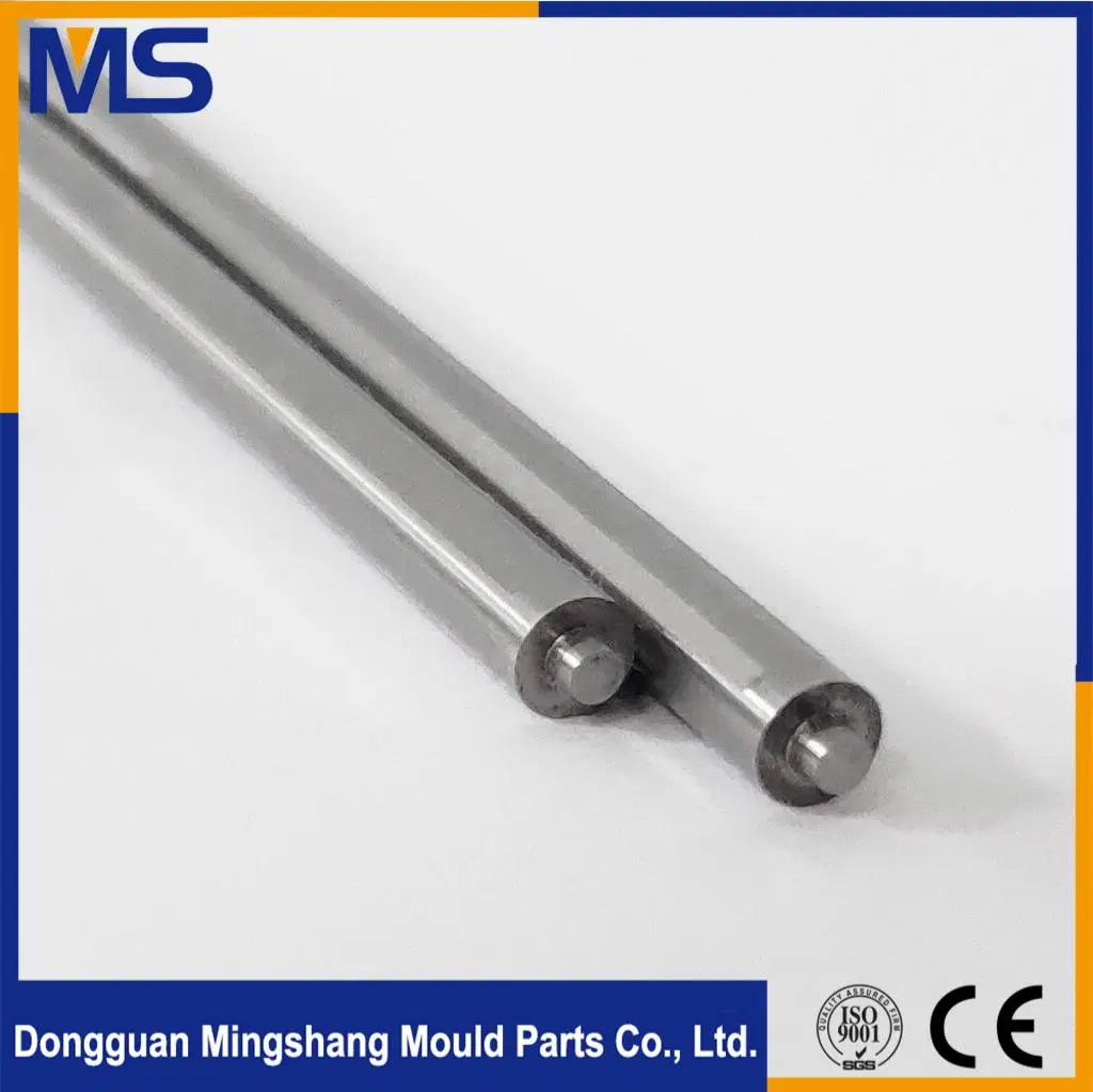 Cylindrical Head Ejector Pins and Sleeves, Precision Ejector Pins Injection Molding Parts