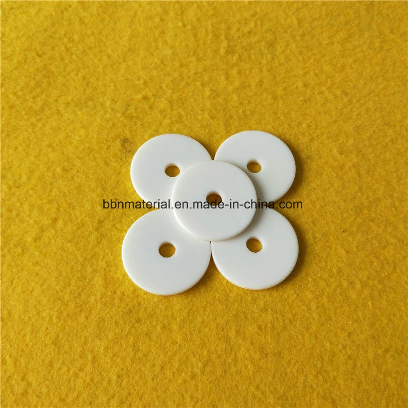 Laser Cutting 99 Alumina Disc Wear Resistant Al2O3 Ceramic Substrate Aluminum Oxide Plate with Hole