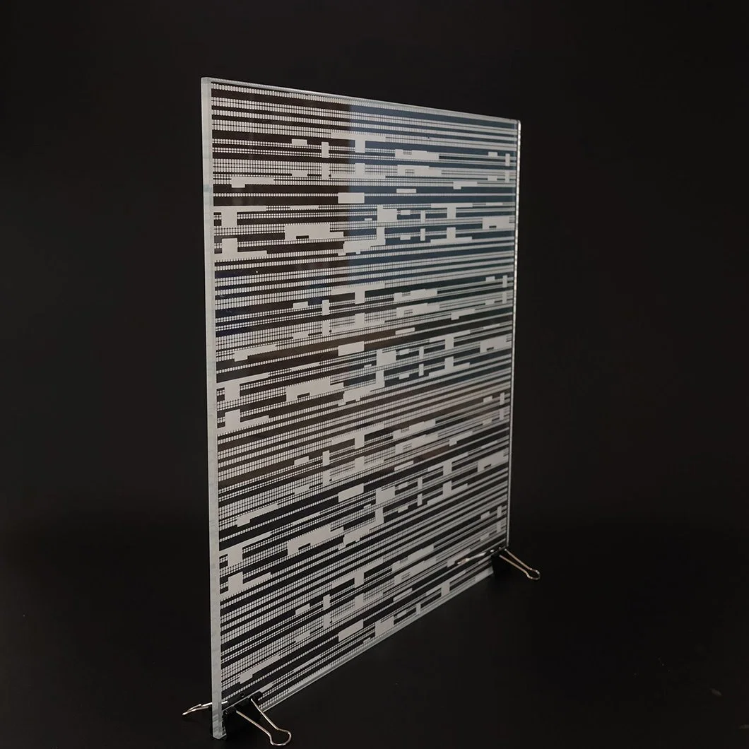 Qian Yan templado Cristal de construcción China Proveedores de tejido de vidrio hueco personalizadas OEM solo el cristal laminado cristal