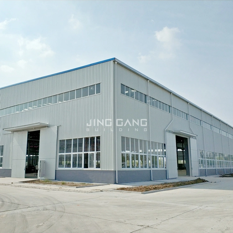 Steel Structure Prefabricated Light Industrial H Section Frame Construction for Industrial Warehouse Workshop