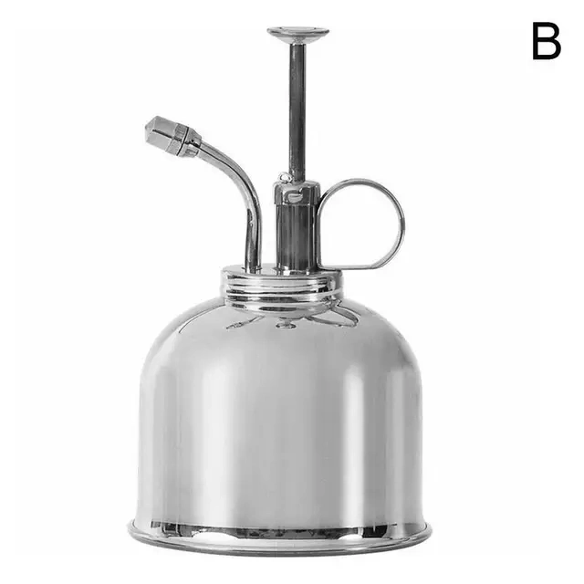 Retro 304 Stainless Steel Watering Pot Flower Bonsai Succulent Shower Sprinkling Bottle Plants Garden Tool Spray Can