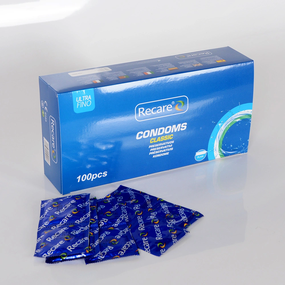 Bulk Package Condom for Men Big Quantity Smooth Plain Condoms with Flavor Lubricant Extra Safe Condom