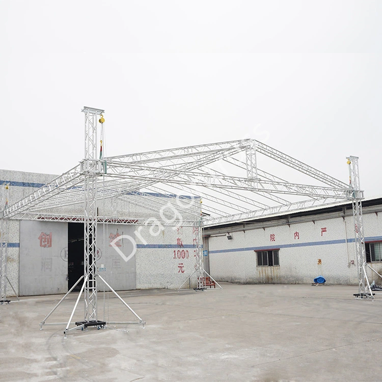 Aluminum Portable Tower Truss for Stage Pillar with Hoist Winch