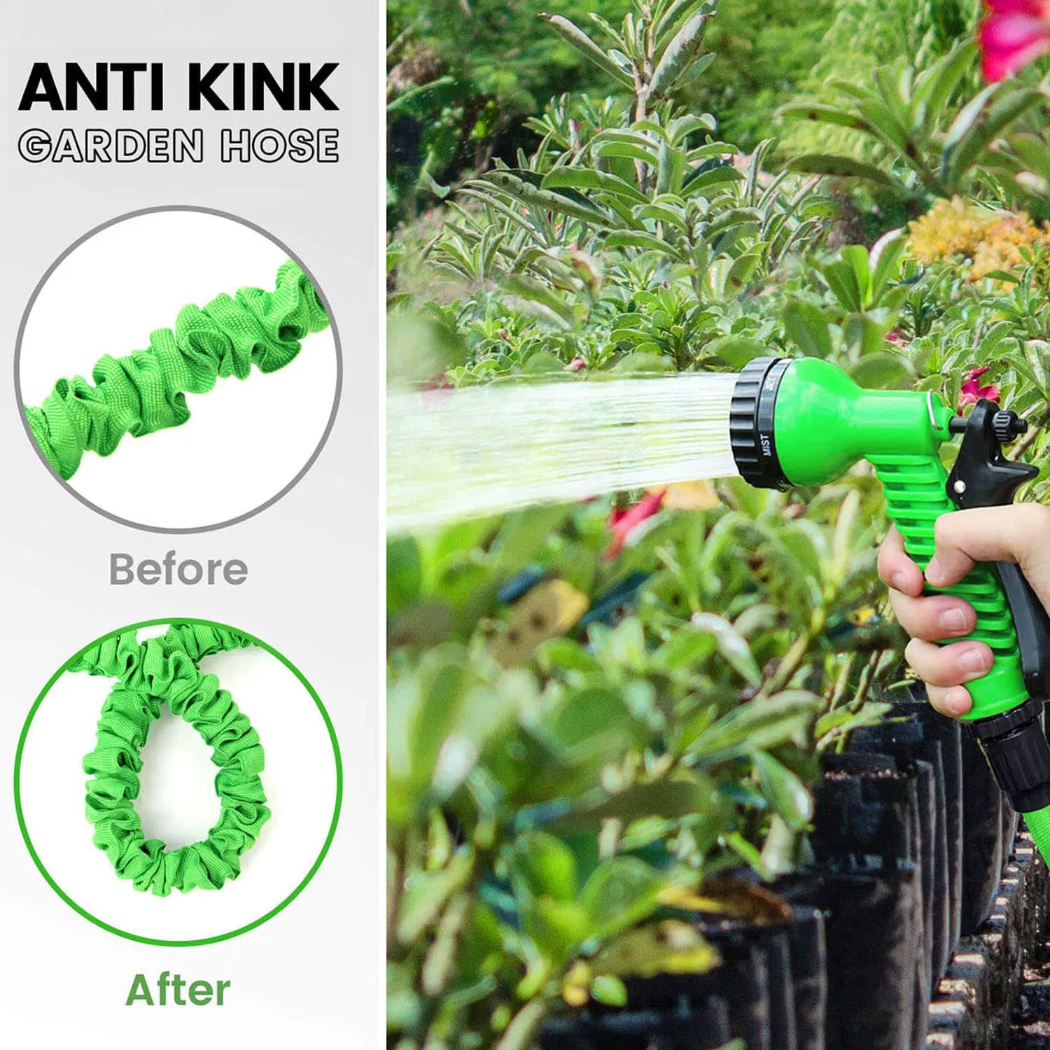 Low Price Water Pipe Nozzle Flexible Multi-Functional Gardening Garden Hose