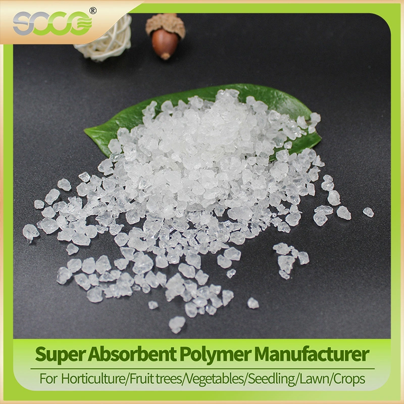 Polymère super absorbant SAP de potassium polyacrylate de haute qualité pour l'agriculture