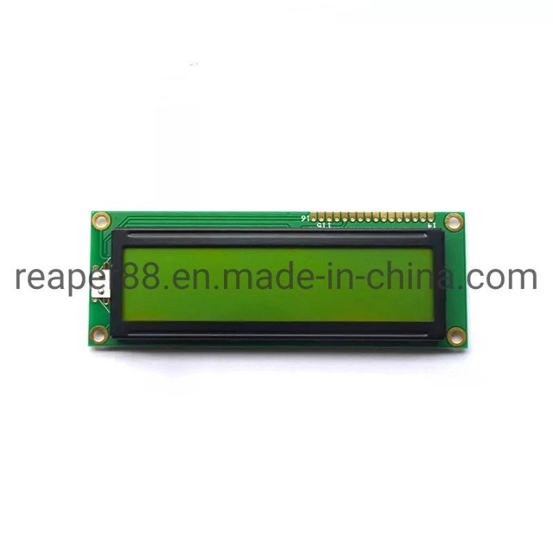 Character LCD Module COB Type Yellow-Green 16X2 Character LCD Display