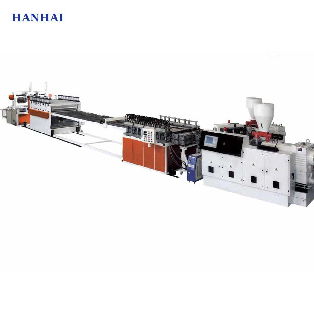 Tabla de paneles de techo de perfil de chapa de techo de Sandwich de alta velocidad Para PP PC PE fabricación máquina línea de extrusión