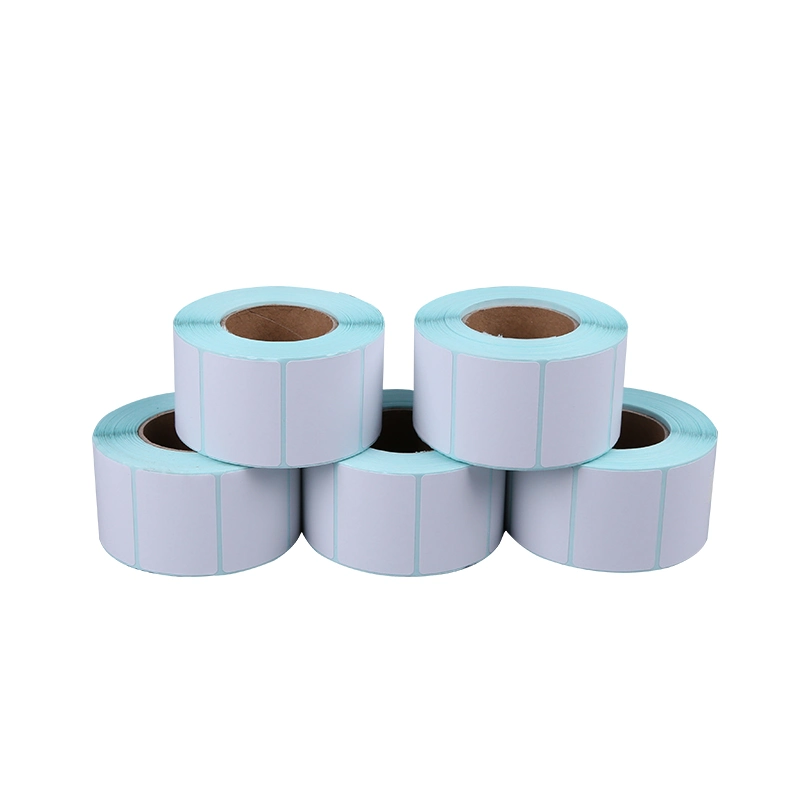 Customized Factory Direct Sales Waterproof Adhesive Thermal Label 40X60 Fanfold 4*6 Customized Size Direct Thermal Label Roll