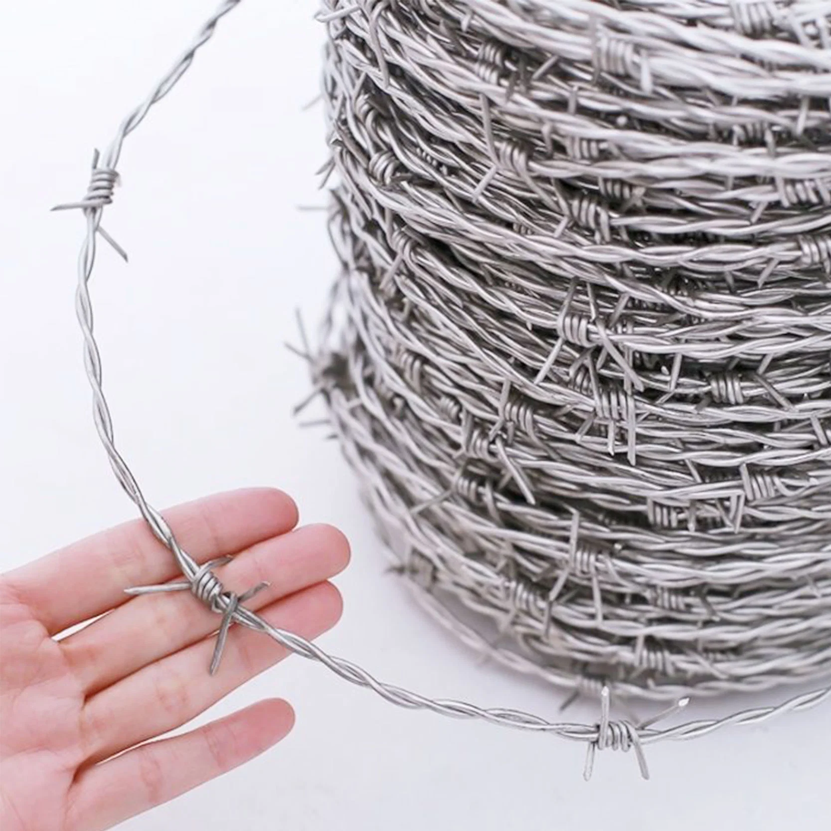 Double Spiral Knife Gill Wire Prison Wall to Prevent Climbing