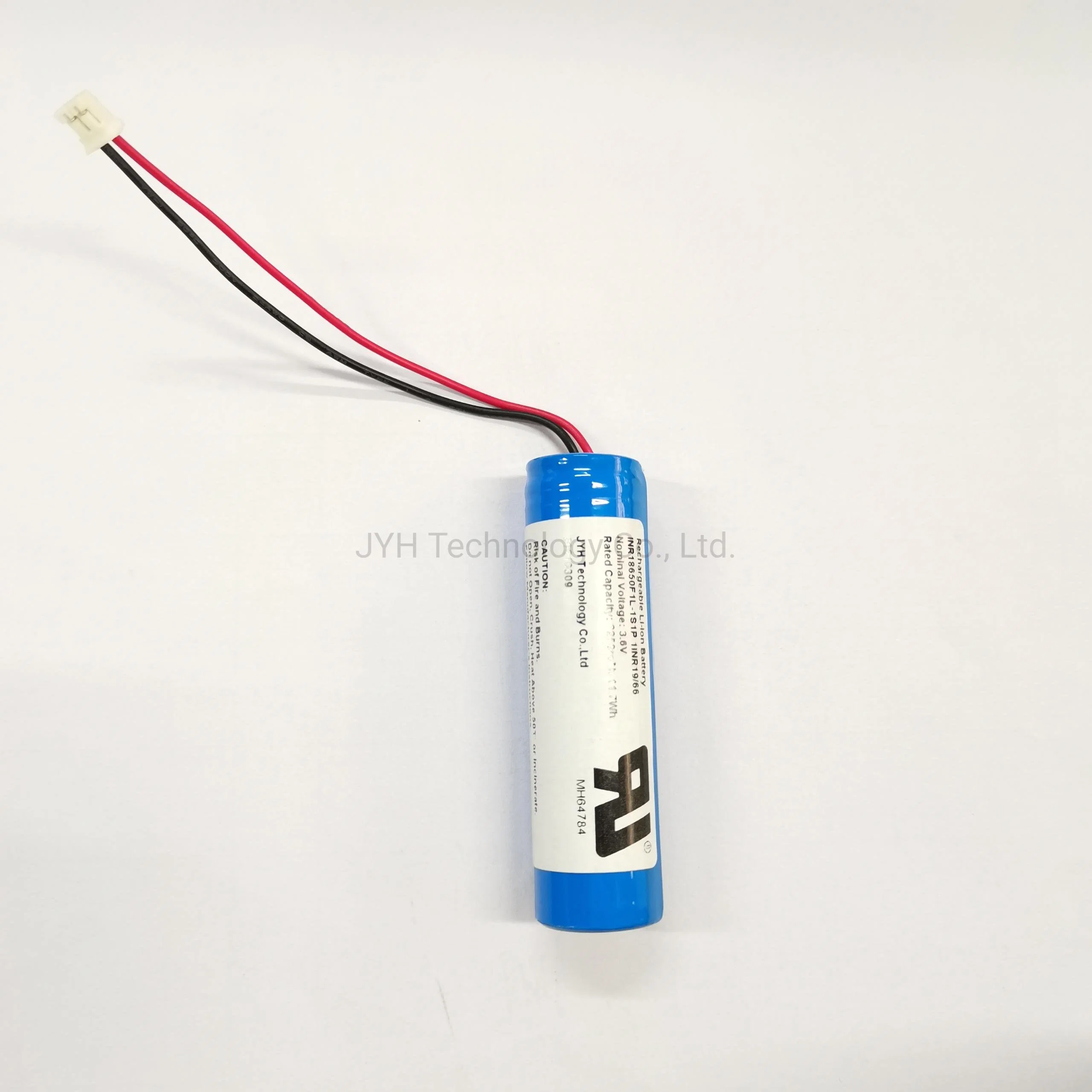 O INR18650-3400-1s1p 3,6V 3400mAh recarregável com certificação UL Personalizar Bateria Original