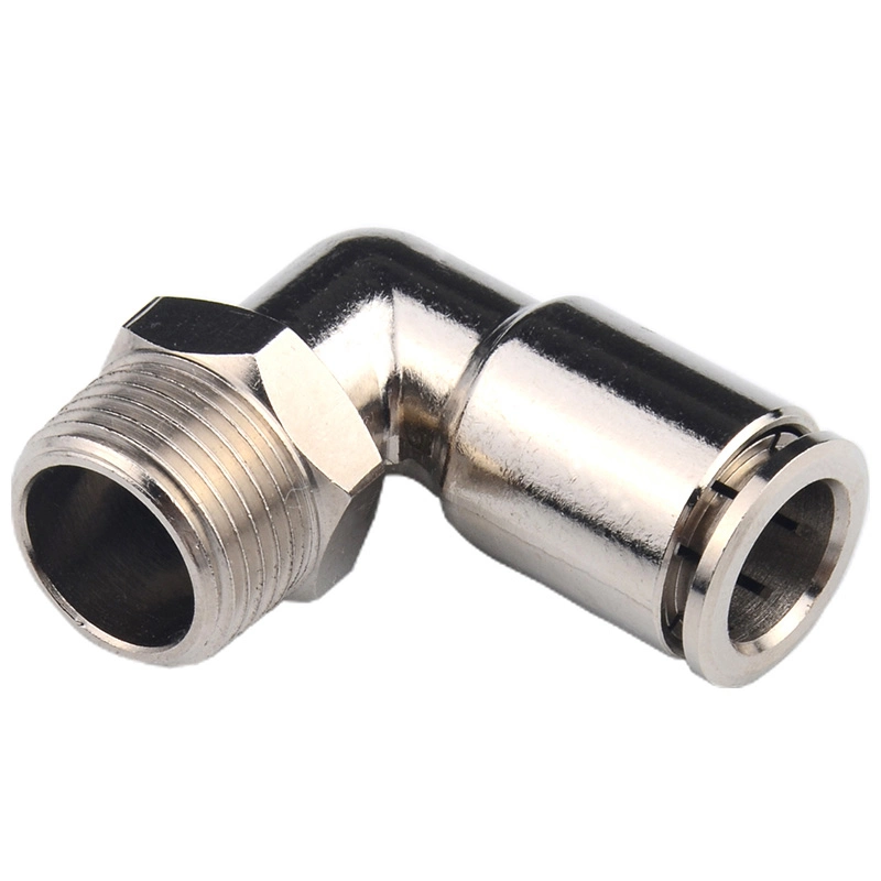 Oulu Anmaspc Euroland Factory Outlet Elbow Copper Male Pneumatic Connector Pipe Fitting Air Hose Tube Accessory Conduit Joint