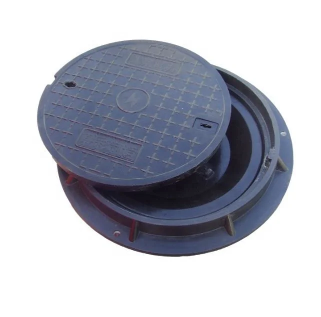 FRP Round Square SMC Sewer Roadway Floor Rain Water Composite Manhole Cover