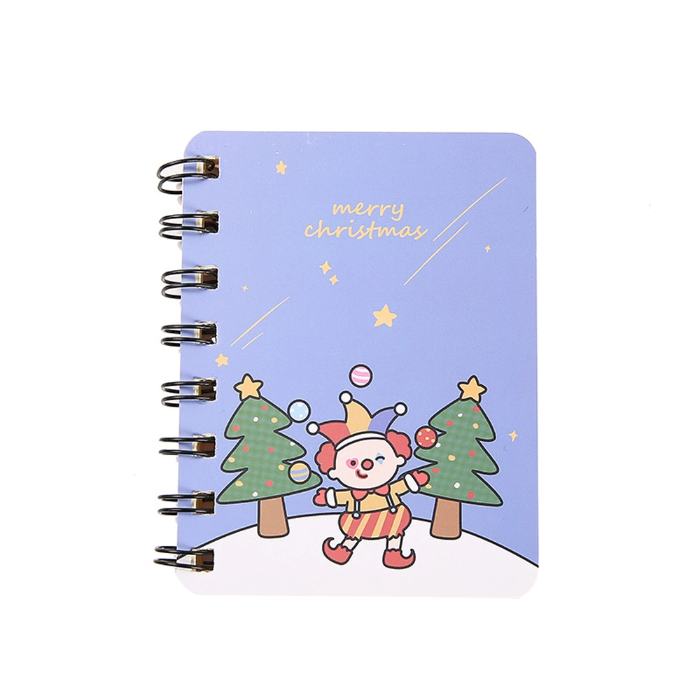 Christmas Coil Book Cute Portable Notepad Christmas Notebook