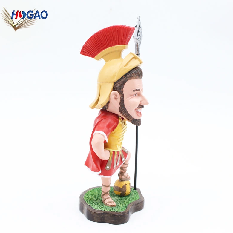 Wholesale/Supplier Handmade Cheap Resin Knight Figurine Bobble Head