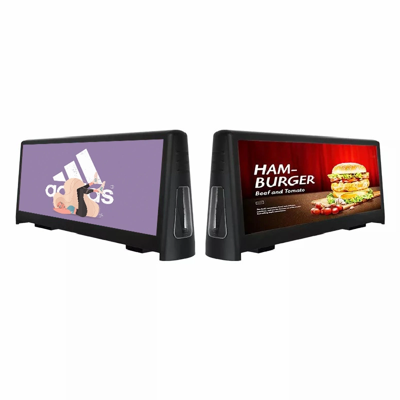 P4 Outdoor Digital Moving Message Advertising Two Double Side Car/Taxi Top Roof 4G WiFi Control LED Display Screen