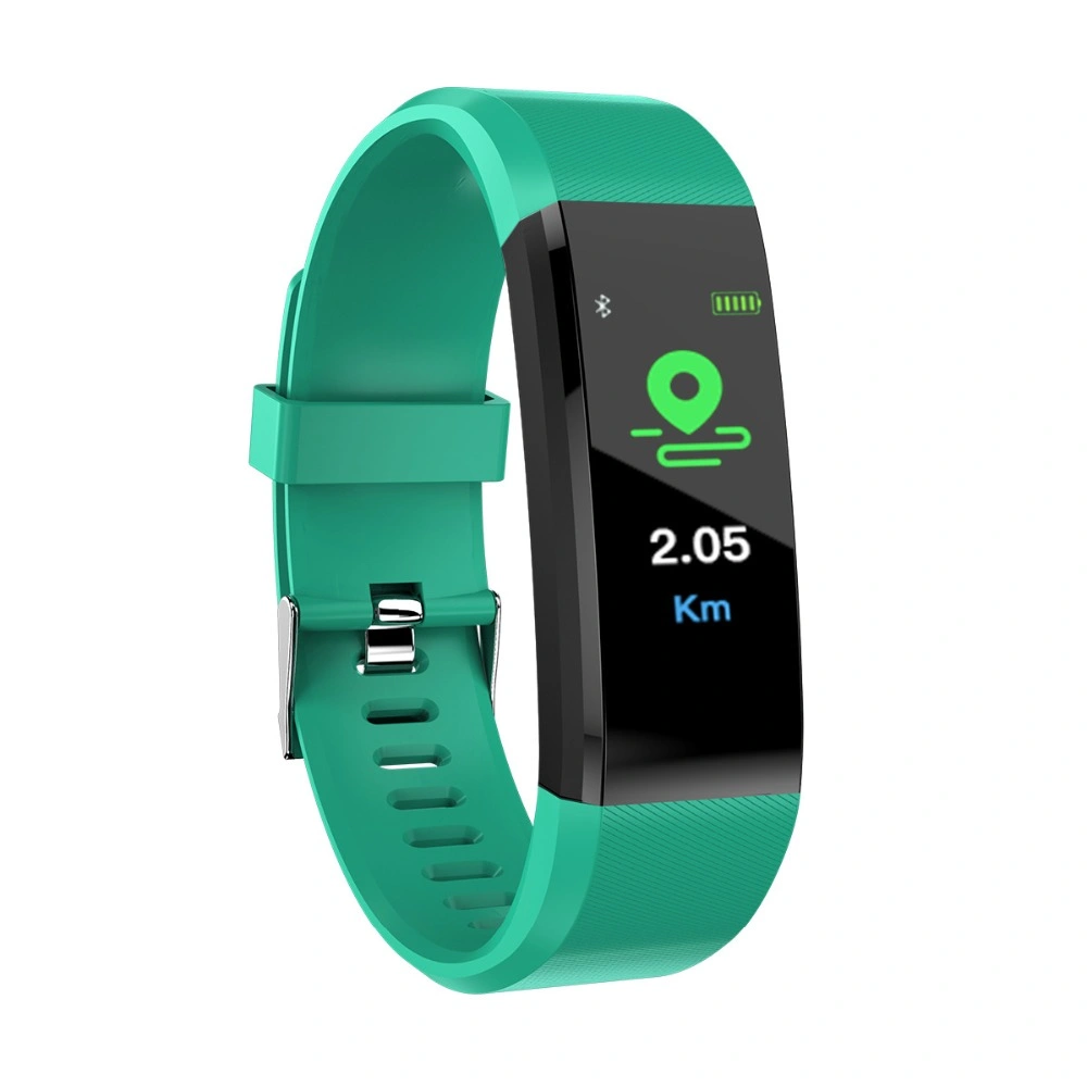 Factory Wholesale/Supplier Cheap Price Smart Watch 115 Plus Band Fitness Tracker Smart Bracelet with Heart Rate Blood Pressure Oxygen Monitor