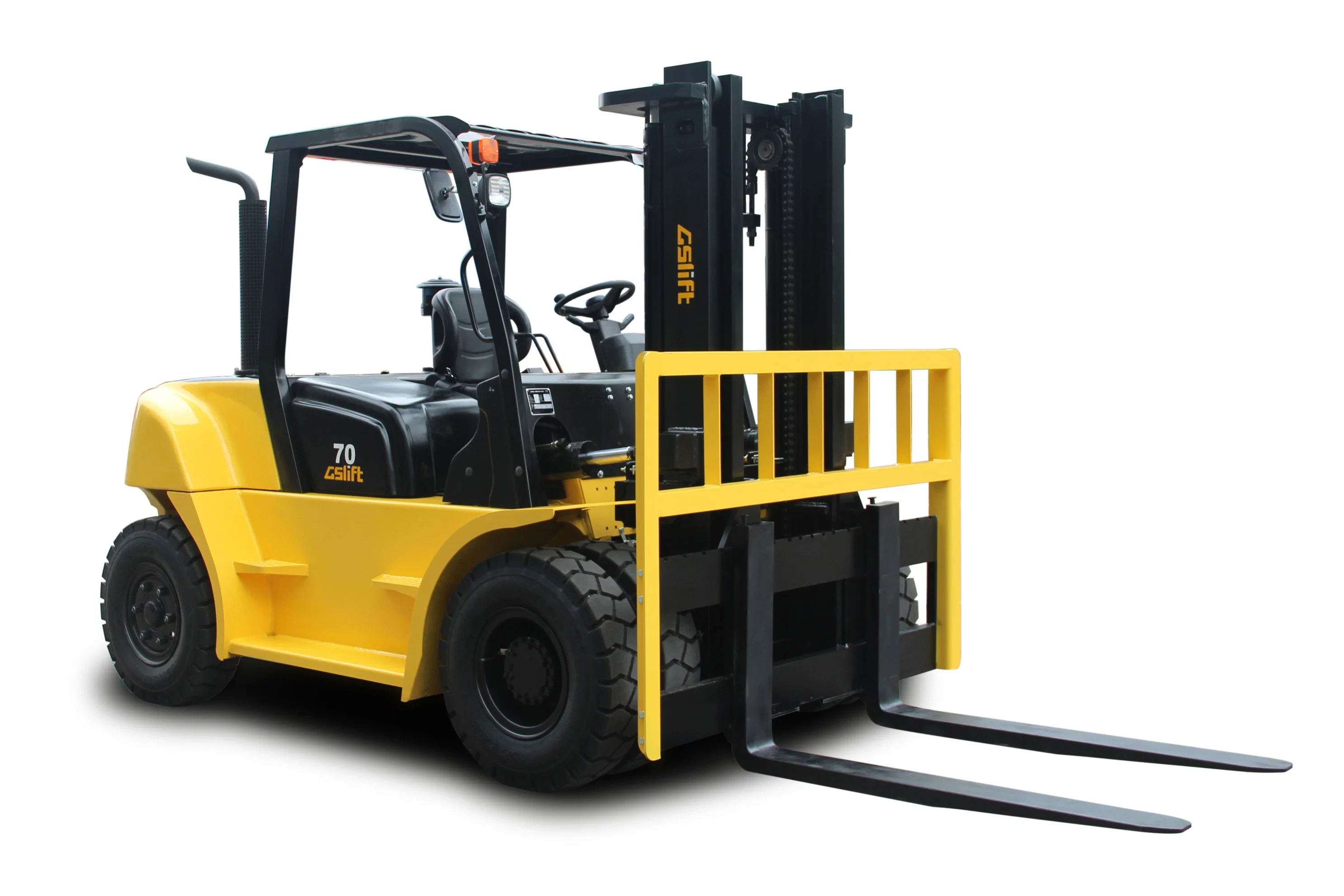 Chinese Heavy Duty 600mm Load Center 7 Ton Diesel Forklift Truck