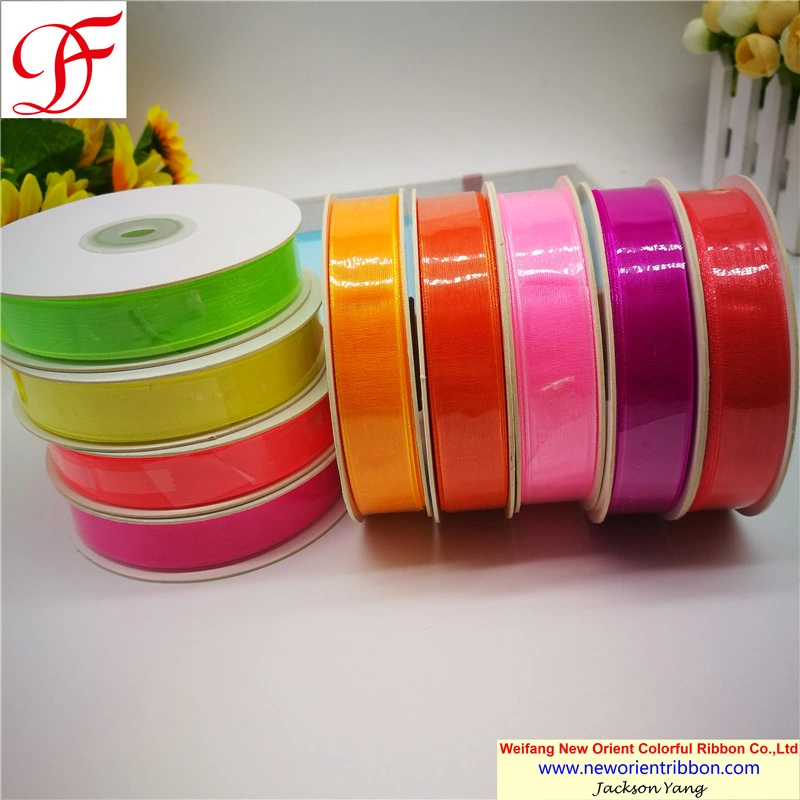 Nylon Sheer Organza Ribbon for Wrapping/Gift/Bows/Packing/Christmas Decoration/Mixed Box