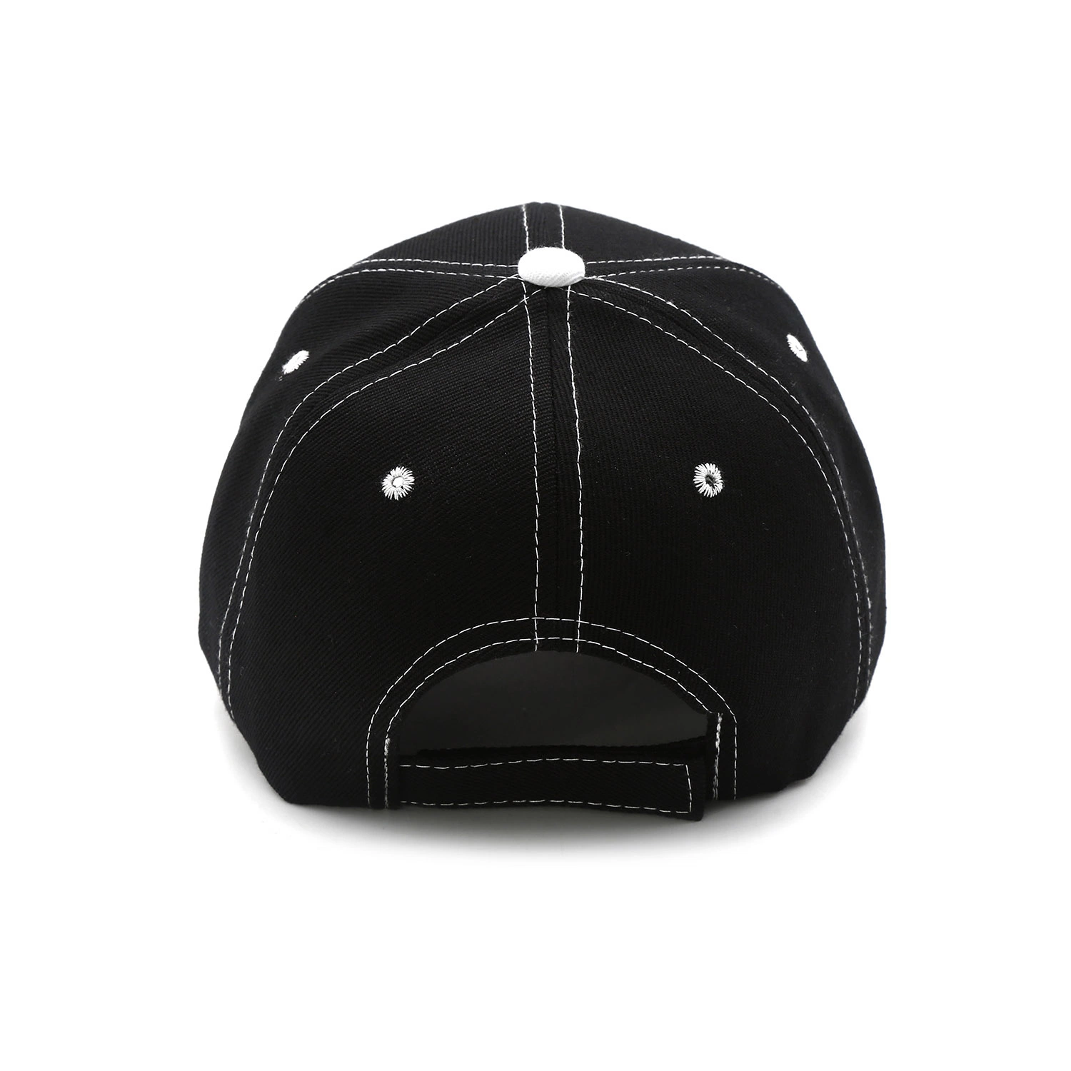 100% acrylic Blank Baseball Cap with Contrast Thread