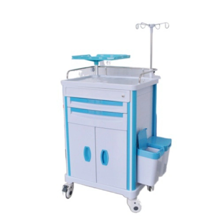 Wholesale/Supplier Hospital Clinic Medical Furniture Wheel Emergency Treatment Medicine Trolley Crash Cart