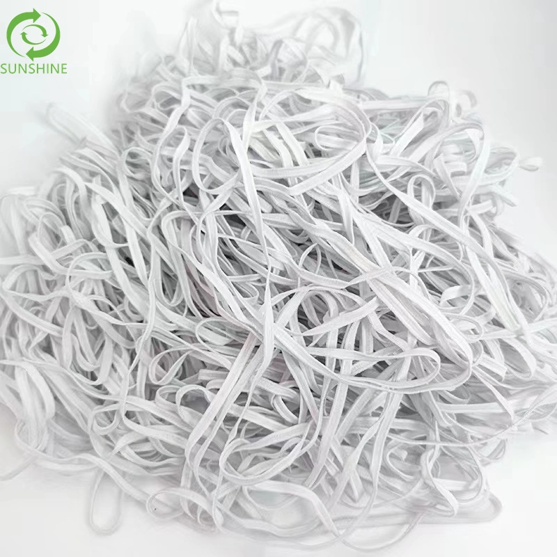 Disposable Non-Woven Cap Wide Double Elastic Rubber Band for Shoe Cover