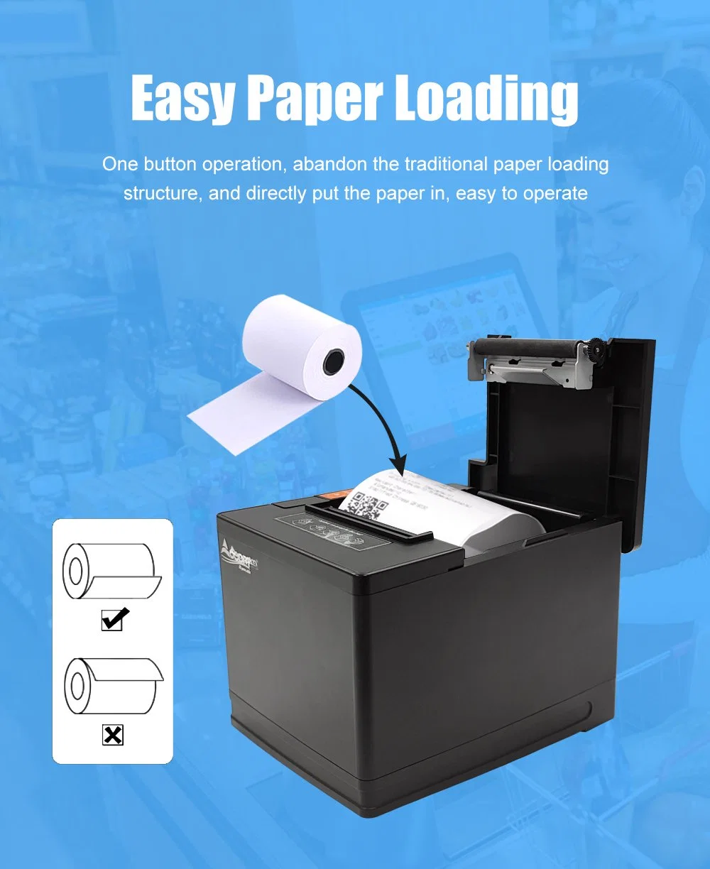 Special Offer Thermal Receipt 80mm POS Bluetooth Printer with CE FCC