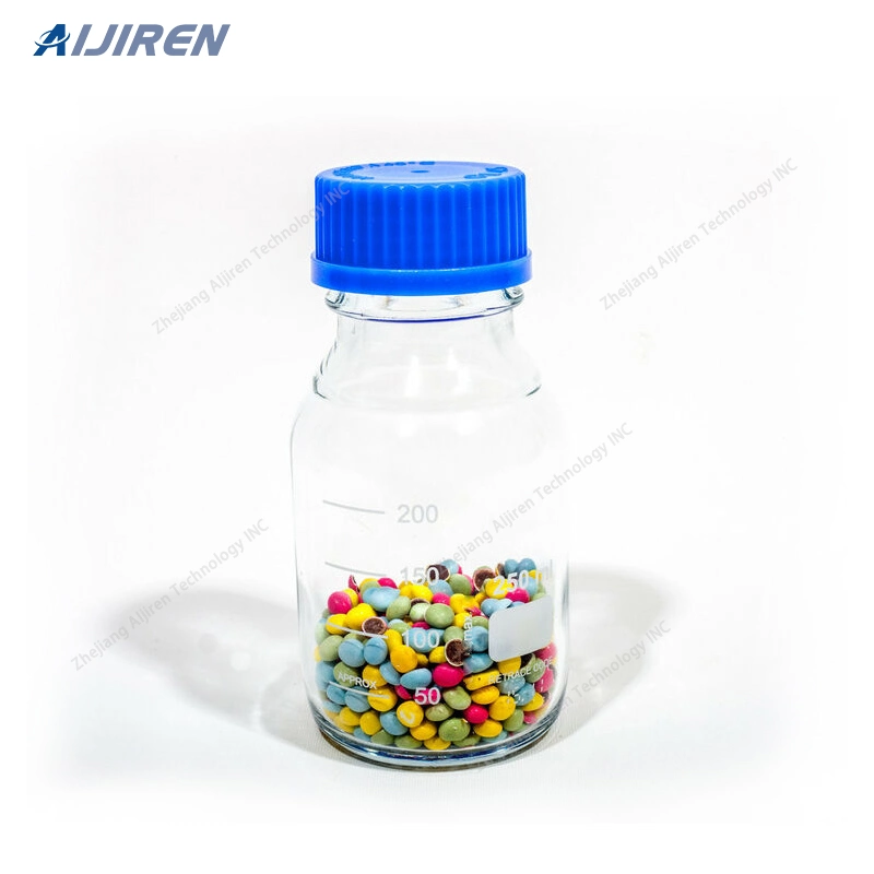 Lab Sample Storage Gl45 Plastic Screw Top Glass Reagent Bottle 1000ml