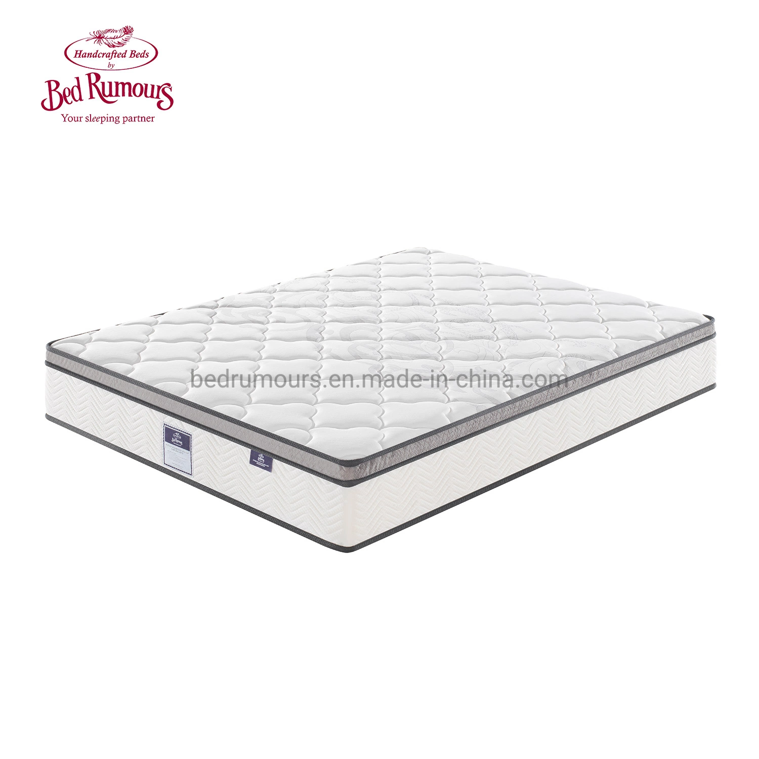 China Wholesale Home Furniture Memory Foam Mattress Box Mattress Compressed Spring Foam Mattress Orthopedic Mattress Into a Carton