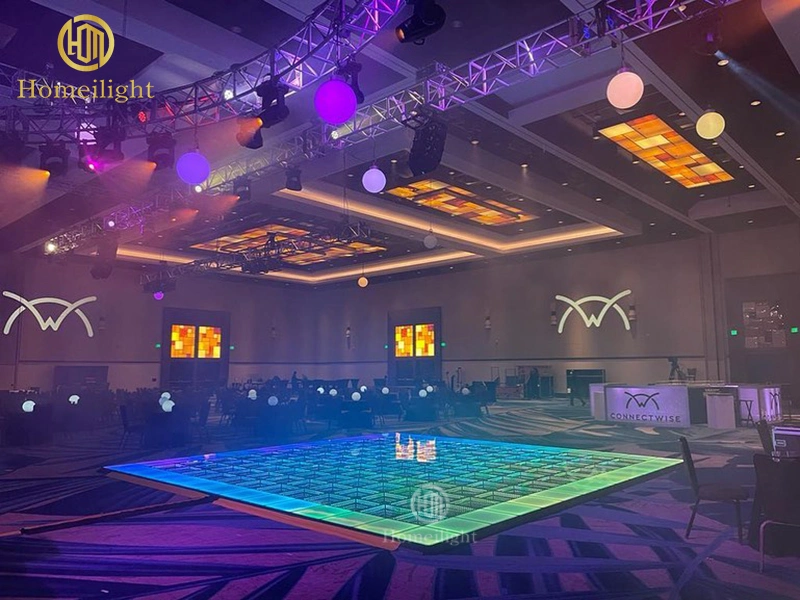 3D Mirror Abyss LED Dance Floor for Night Club Bar Wedding Panel