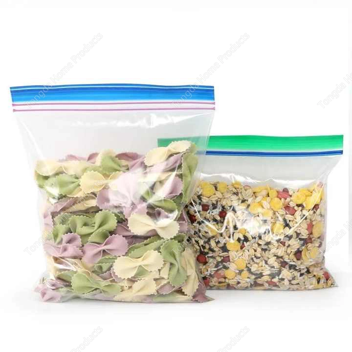 Wholesale/Supplier Food Packaging Colourful Frozen Freezer Ziplock Baggies for Semi Vacuum Plastic Storage Bag