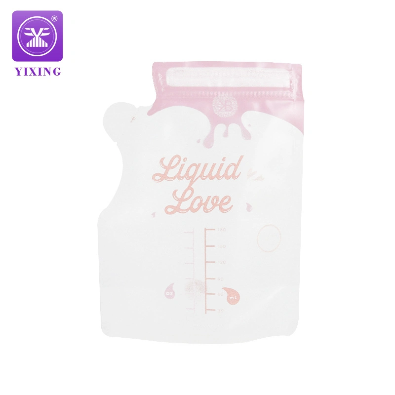 Conectado directamente a las bolsas desechables para leche materna extractor de leche Para almacenar y congelar leche materna