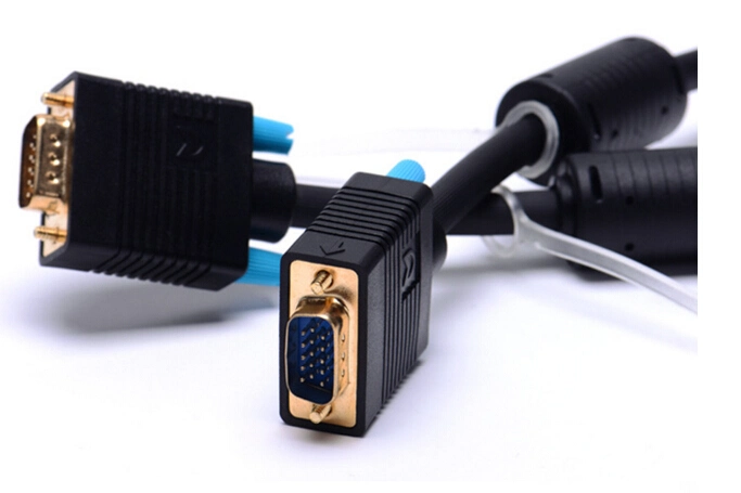 High quality/High cost performance  Hdb15 Male to Male VGA Cable SVGA Cable