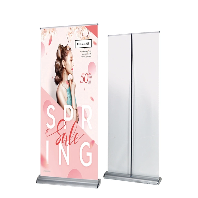 Teardrop Lightweight Table Mini Roll up Banner Stand for Decoration/Advertising