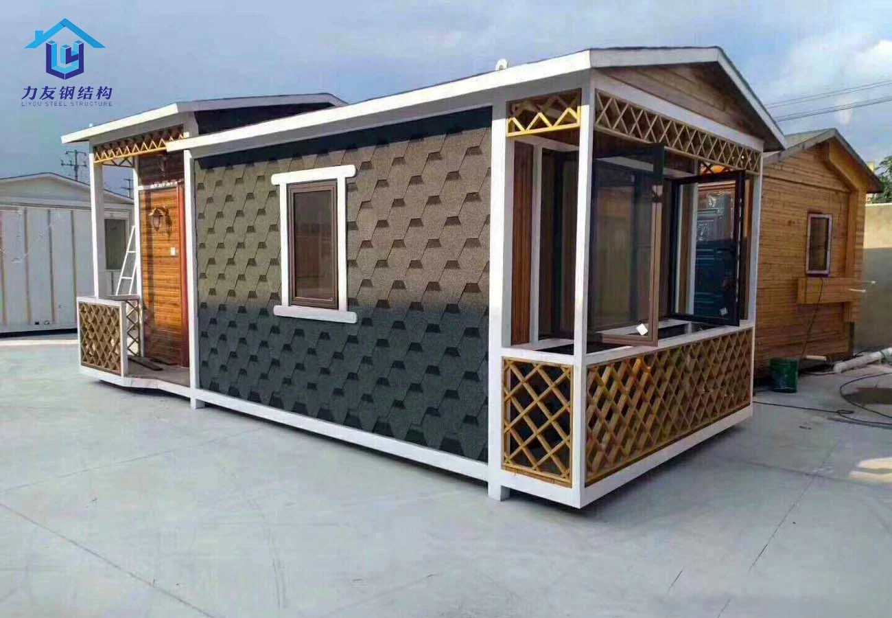 Luxury Light Steel Villas Prefab Containers House Mini Building Customized Cheap Container House