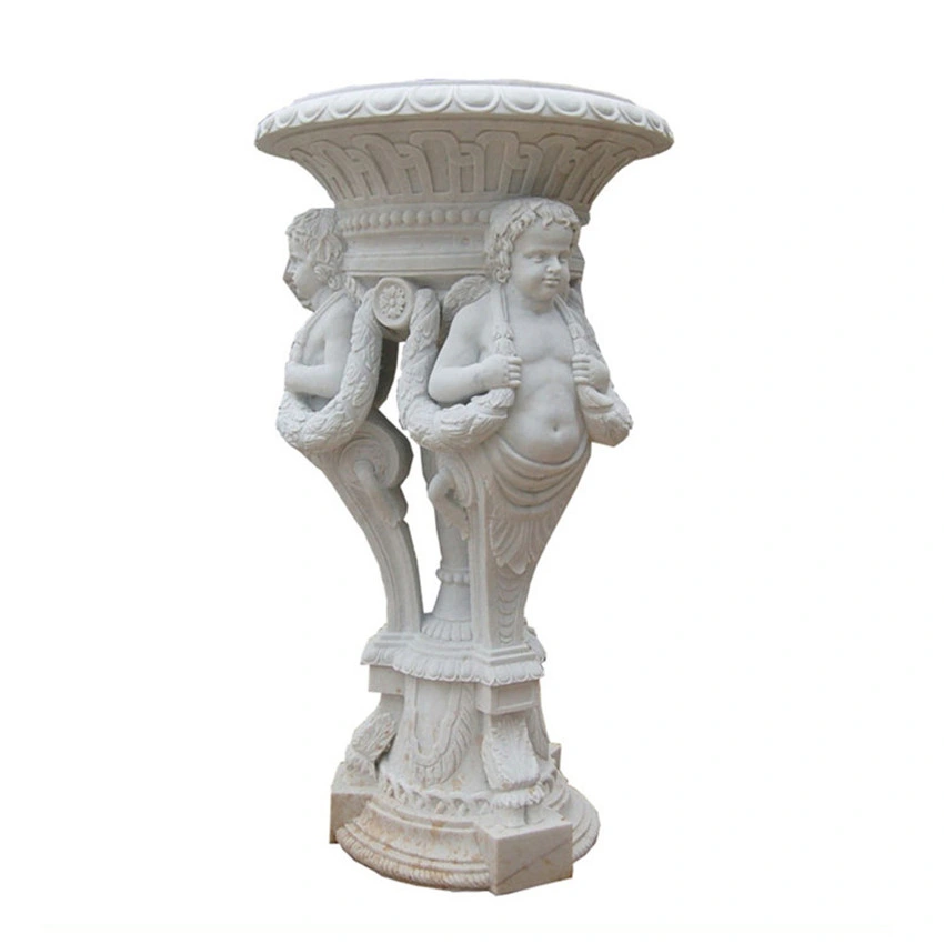 Granite Marble Flowerpots for Decoration