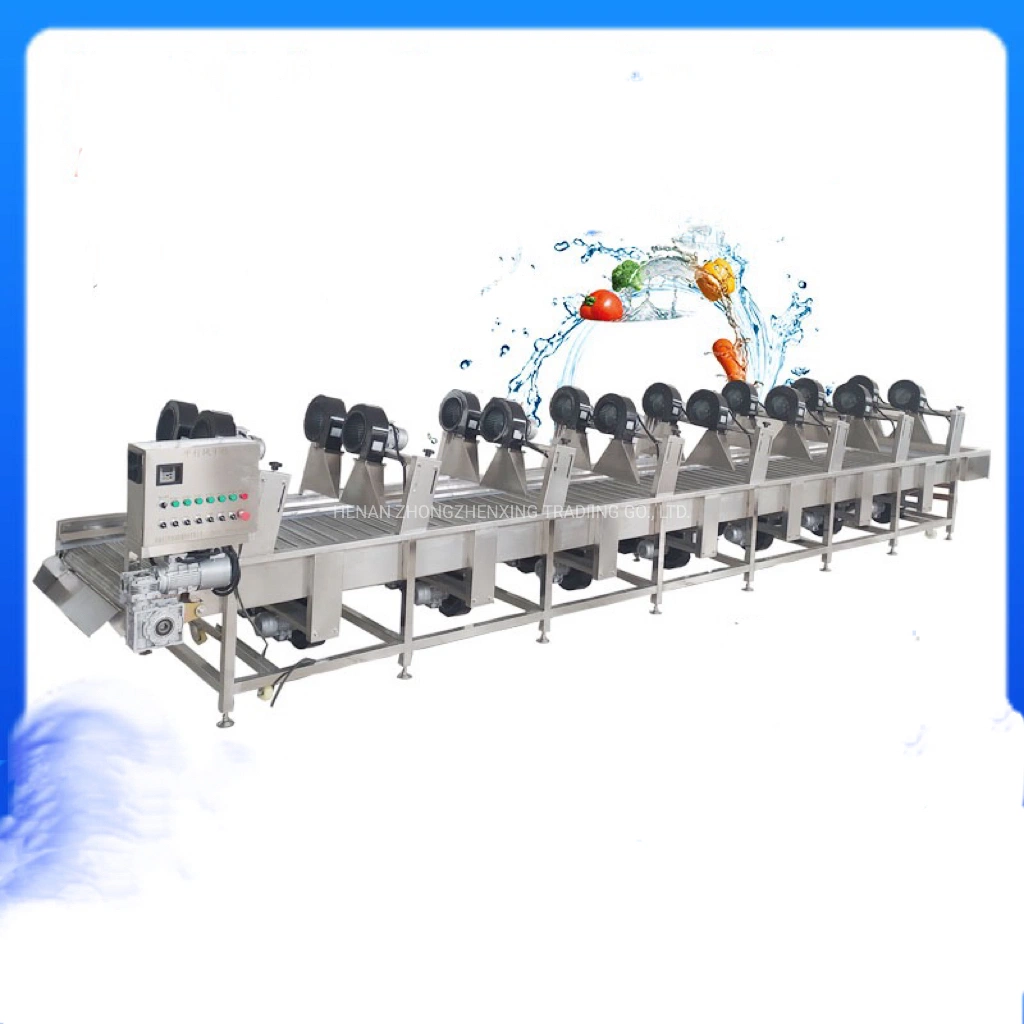 Air Dryer Corn Air Drying Line Fruit and Vegetable Cleaning, Drainage