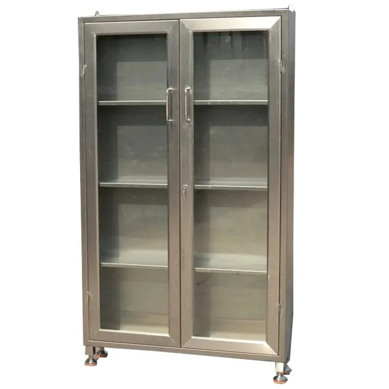 Steel Office Cupboard Design Metal Glass Door File Cabinet Office Storage Steel File Side Cabinet for Office