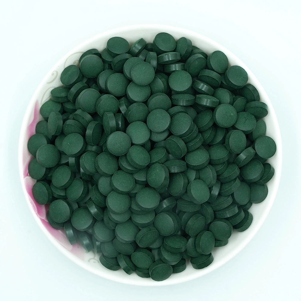 Food Grade 120 Mesh Spirulina Tablets 200mg 250mg 500mg