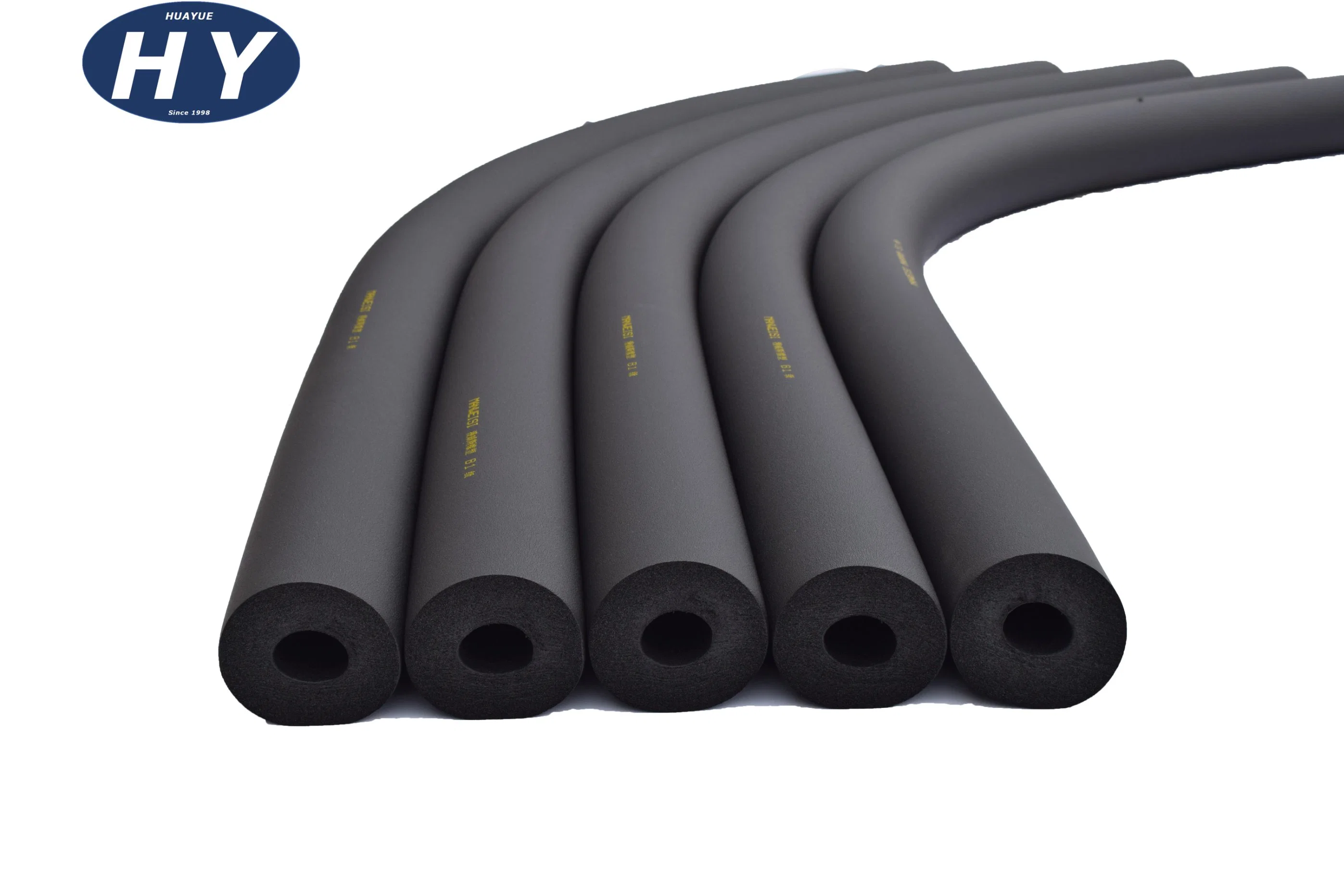 25mm Inner Diameter Flexible Waterproof Air Conditioning Rubber Foam Pipe