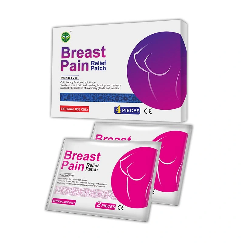 Medizinische Geräte 100% Natürliche Inhaltsstoffe Breast Pain Relief Patch