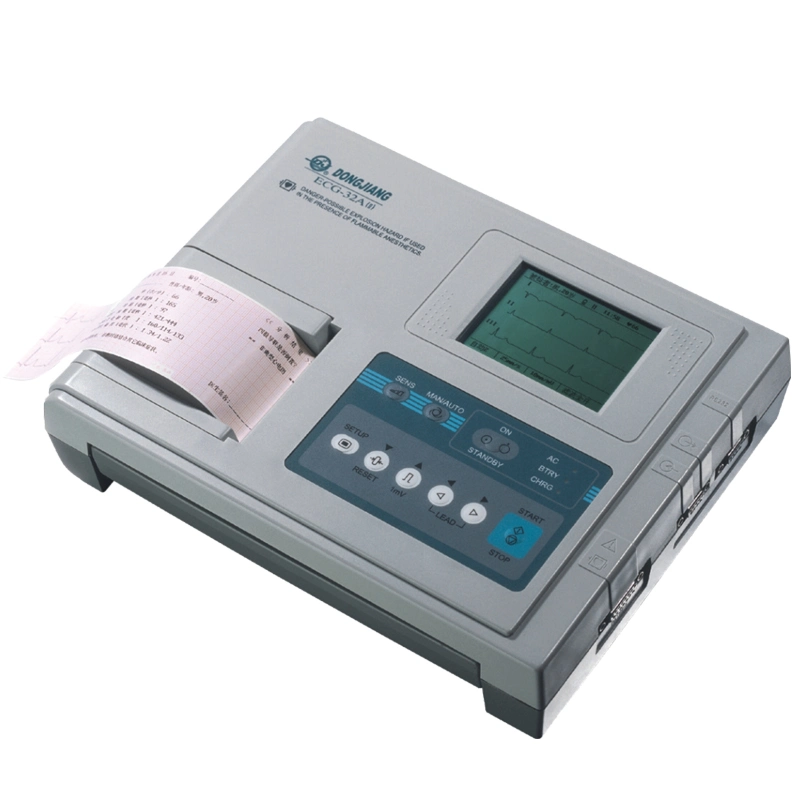 Medical Equipment Professional 3 Channel ECG/EKG Machine Digital ECG Machine