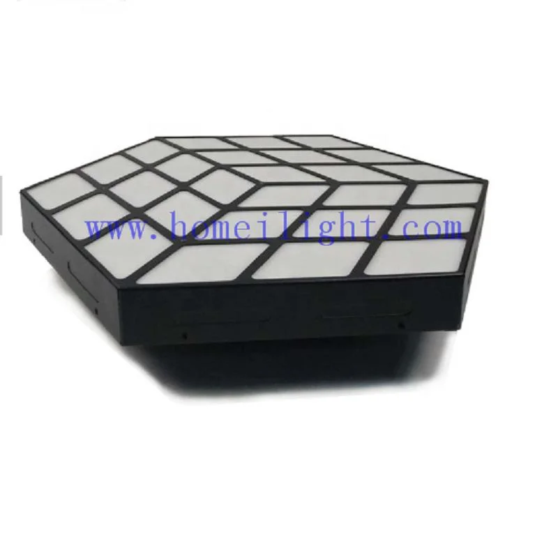 RGB Hintergrund Hintergrundbeleuchtung 3D LED Magic Cube Wand für Hochzeit